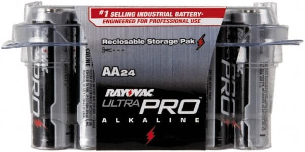 Rayovac ALAA-24PP Standard Battery: Size AA, Alkaline 