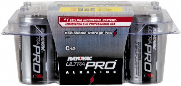 Standard Battery: Size C, Alkaline