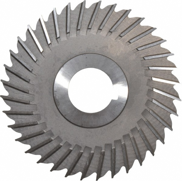 Made in USA SS4125 Side Chip Saw: 4" Blade Dia, 1/8" Blade Thickness, 1" Arbor Hole Dia, 36 Teeth, High Speed Steel Image