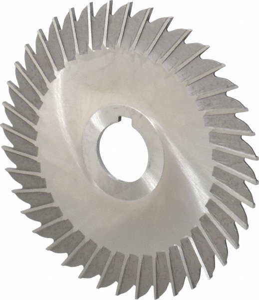 Made in USA SS593 Side Chip Saw: 5" Blade Dia, 3/32" Blade Thickness, 1" Arbor Hole Dia, 40 Teeth, High Speed Steel Image