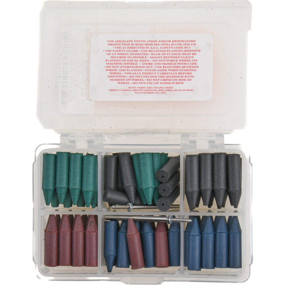 102 Piece Rubberized Abrasive Point Set