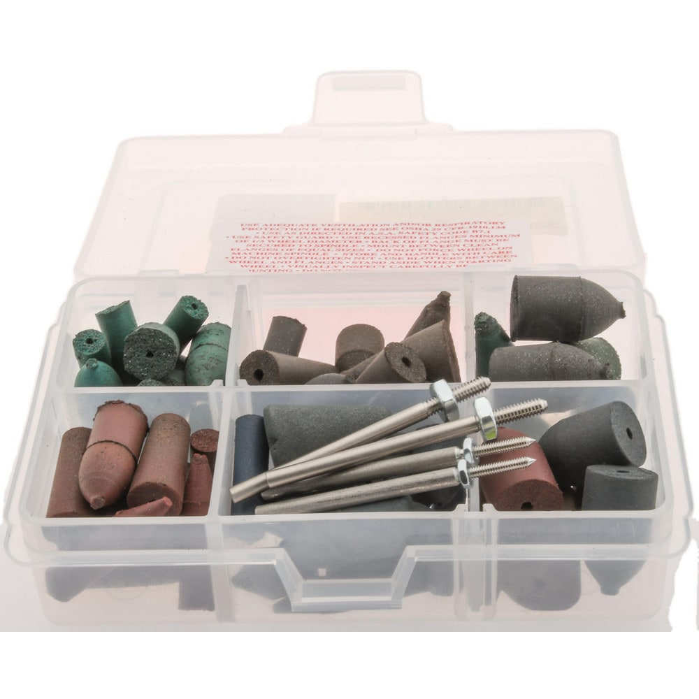 102 Piece Rubberized Abrasive Point Set