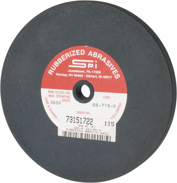 Made in USA Surface Grinding Wheel 6" Dia, 1/2" Thick, 1/2" Hole