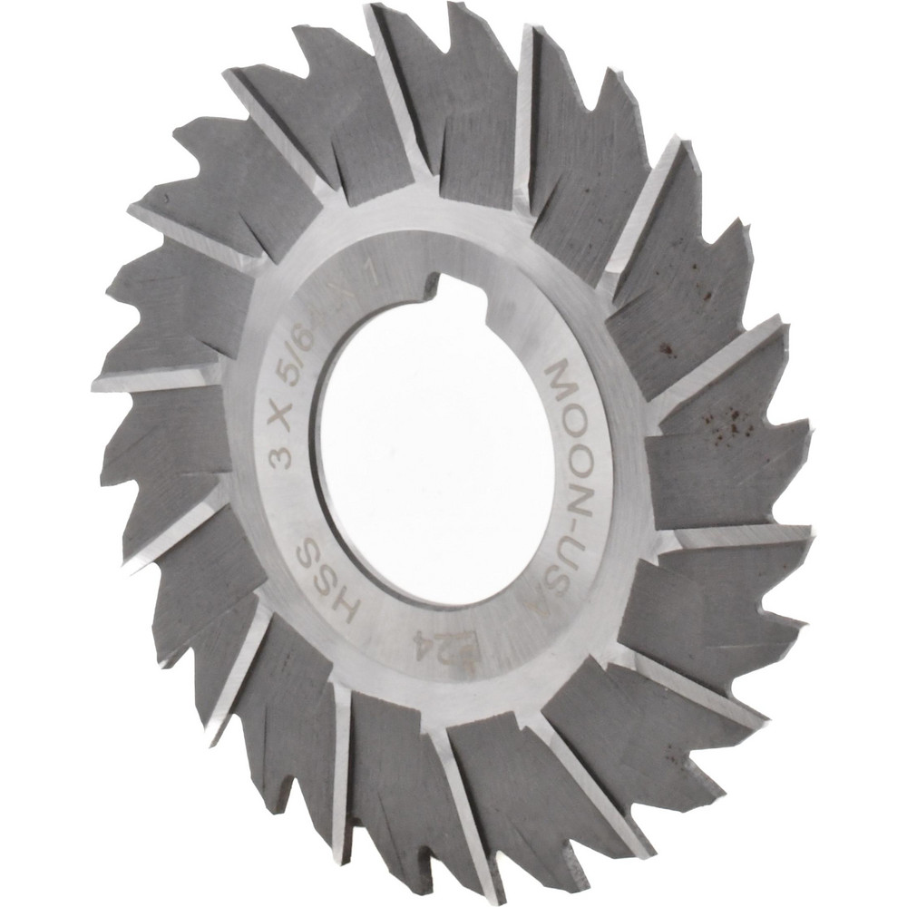 Side Chip Saw: 3" Blade Dia, 5/64" Blade Thickness, 1" Arbor Hole Dia, 28 Teeth, High Speed Steel