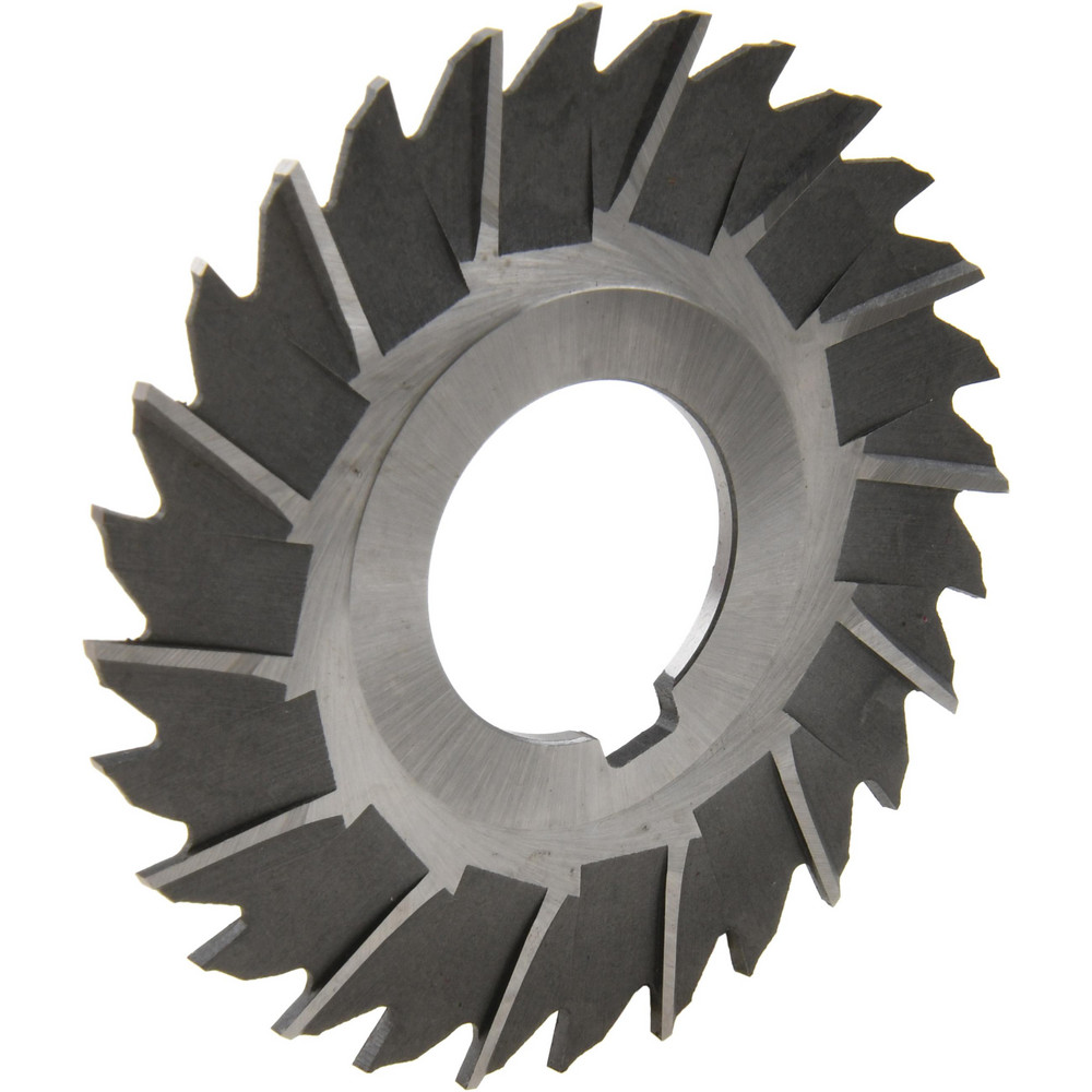 Side Chip Saw: 3" Blade Dia, 3/32" Blade Thickness, 1" Arbor Hole Dia, 28 Teeth, High Speed Steel
