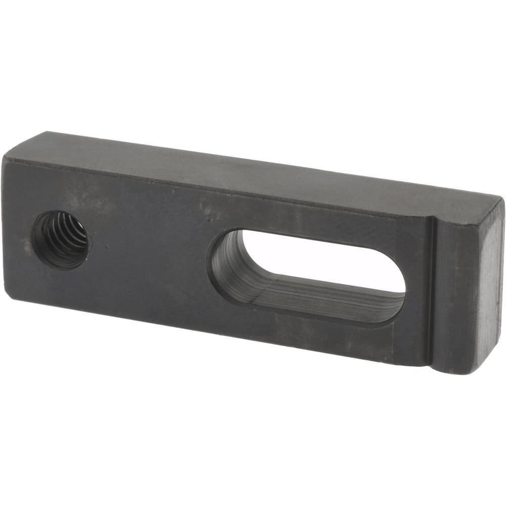Clamp Strap: Carbon Steel, 1/4" Stud, Radius Nose