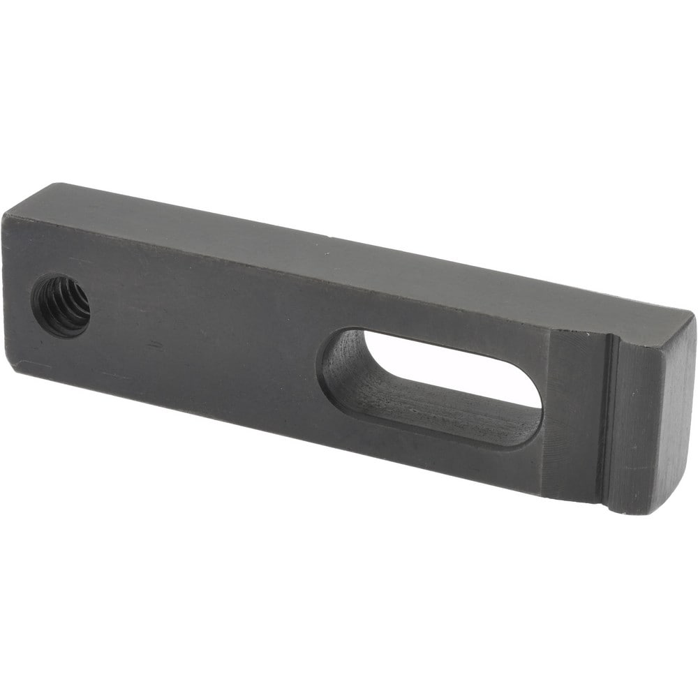 Clamp Strap: Carbon Steel, 1/4" Stud, Radius Nose