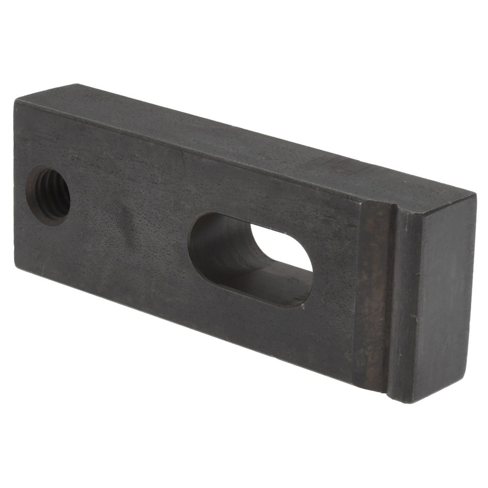 Clamp Strap: Carbon Steel, 5/16" Stud, Radius Nose