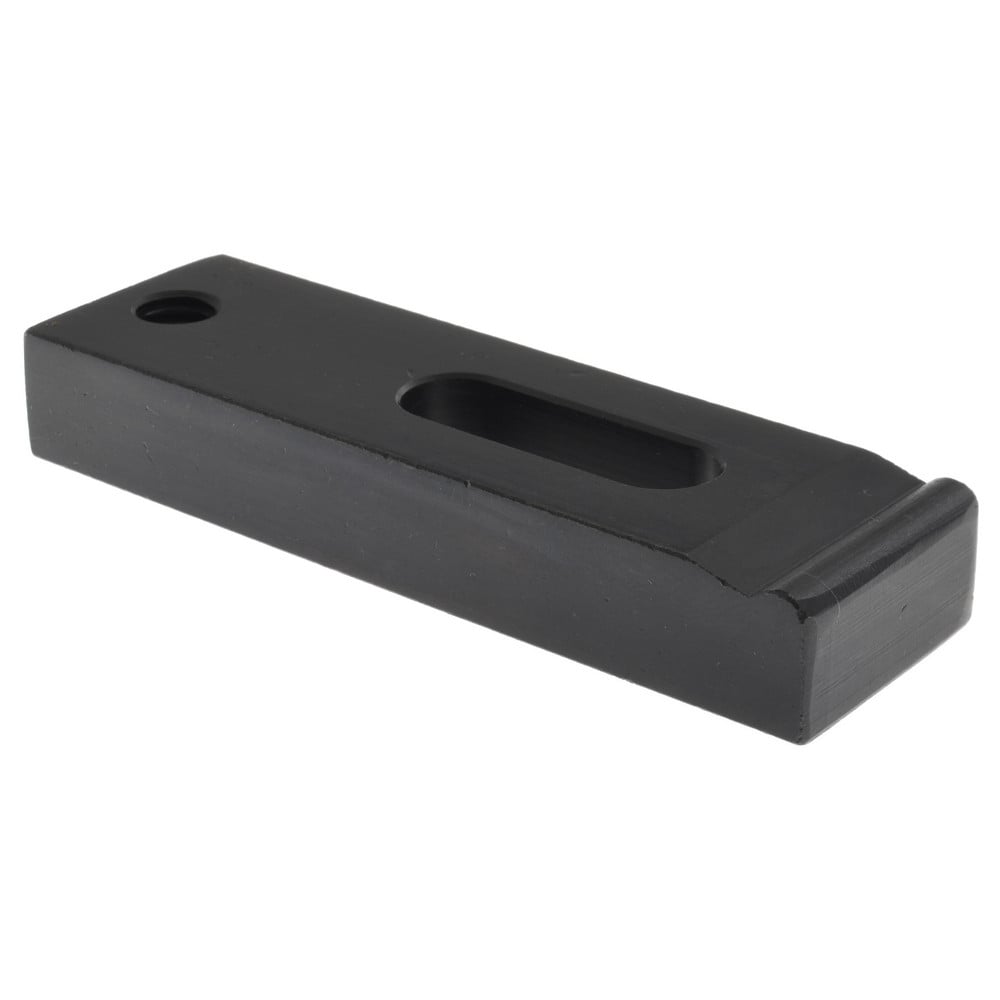 Clamp Strap: Carbon Steel, 5/16" Stud, Radius Nose