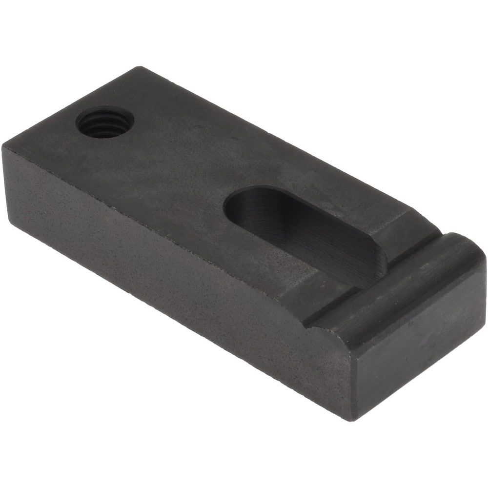 Clamp Strap: Carbon Steel, 3/8" Stud, Radius Nose