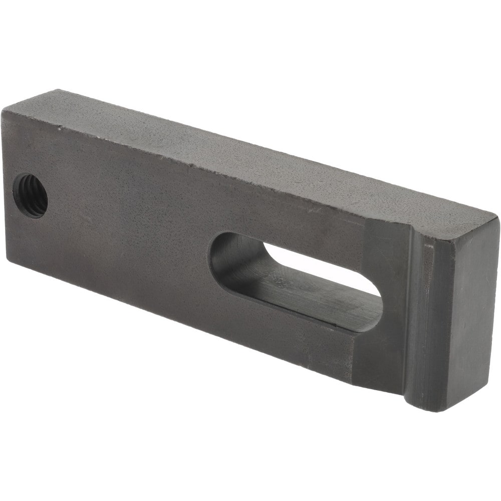 Clamp Strap: Carbon Steel, 3/8" Stud, Radius Nose