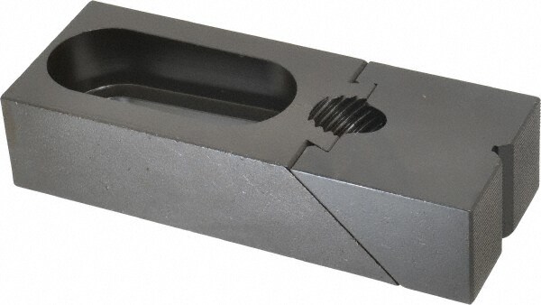 6-7/16" OAL x 2-1/2" Overall Width, High Grip Nose, Steel Manual Edge Clamp