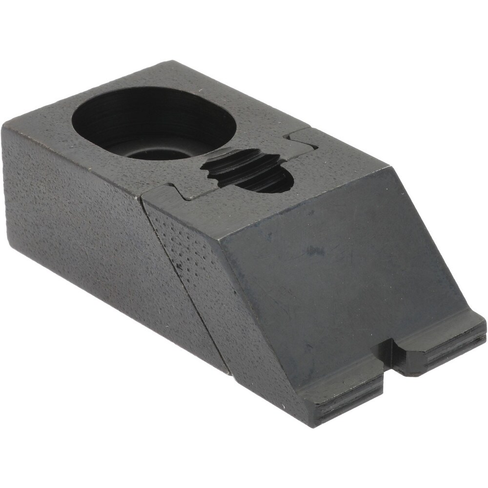 1-7/8" OAL x 1" Overall Width, Low Grip Nose, Steel Manual Edge Clamp