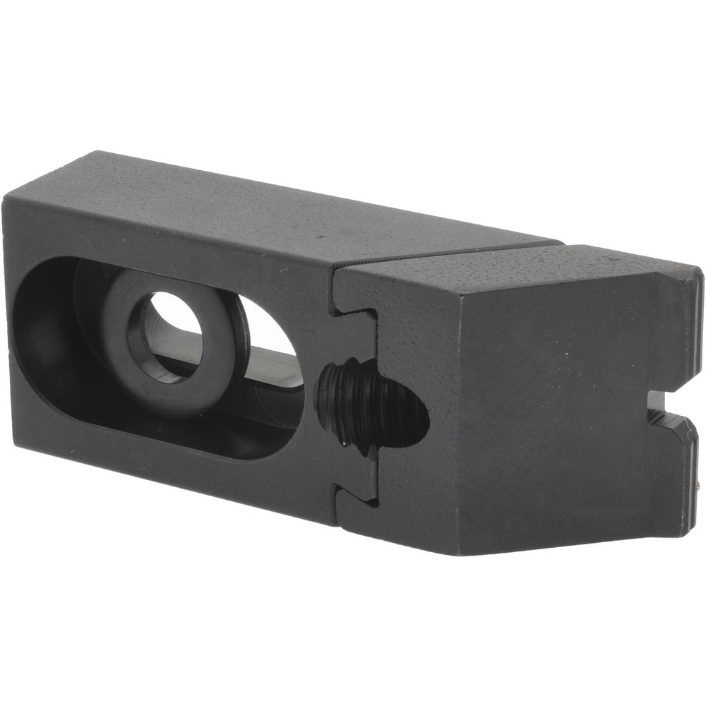 2-3/8" OAL x 1" Overall Width, Low Grip Nose, Steel Manual Edge Clamp