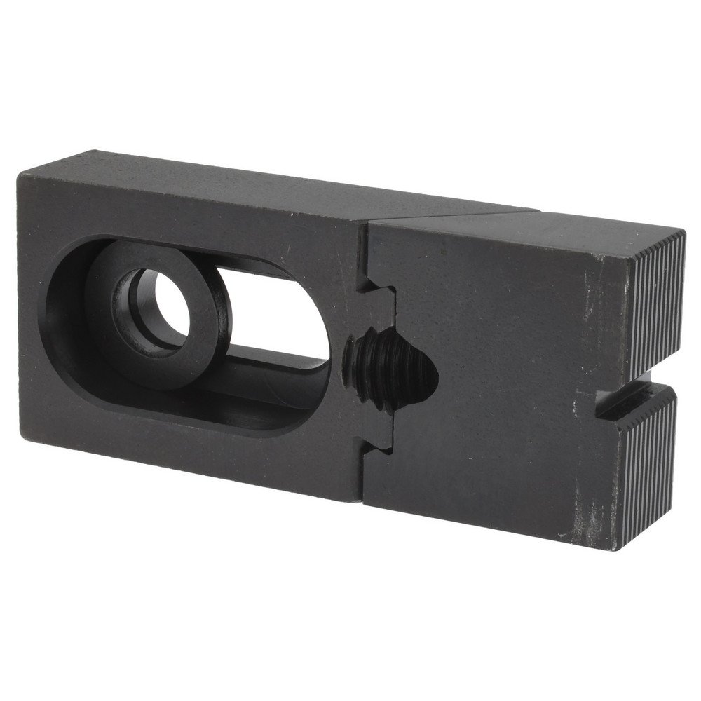 2-3/4" OAL x 1-1/4" Overall Width, Standard Grip Nose, Steel Manual Edge Clamp