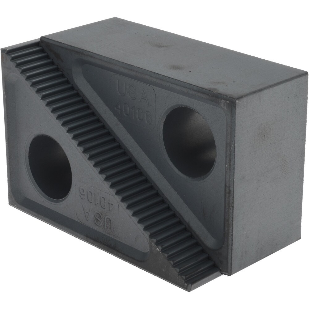 2 Piece, 2-1/2 to 6" Height Adjustment, Steel Step Block