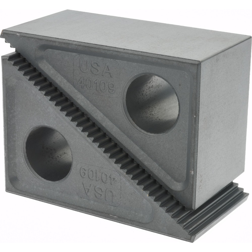 2 Piece, 2-1/2 to 6" Height Adjustment, Steel Step Block