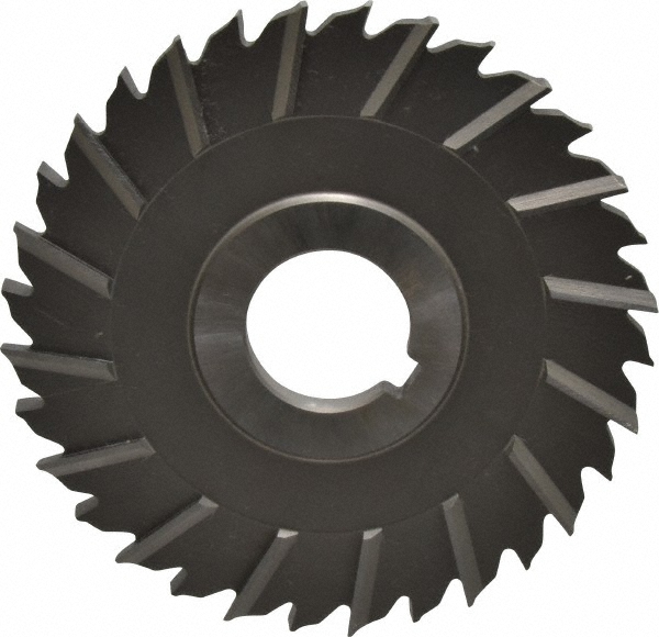 Made in USA STS4250 Side Chip Saw: 4" Blade Dia, 1/4" Blade Thickness, 1" Arbor Hole Dia, 32 Teeth, High Speed Steel Image