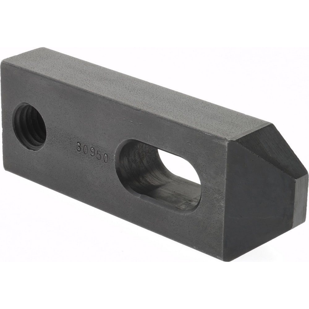 Clamp Strap: Carbon Steel, 17/32" Stud, Tapered Nose