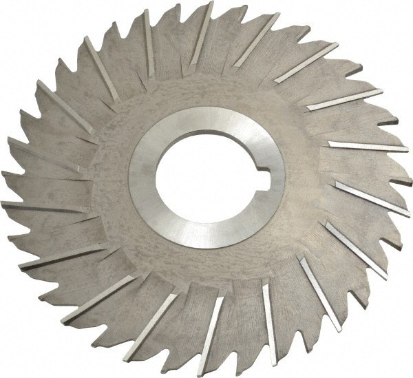 Made in USA STS5125-1 Side Chip Saw: 5" Blade Dia, 1/8" Blade Thickness, 1-1/4" Arbor Hole Dia, 36 Teeth, High Speed Steel Image