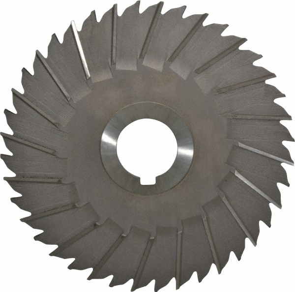 Made in USA STS6156-1 Side Chip Saw: 6" Blade Dia, 5/32" Blade Thickness, 1-1/4" Arbor Hole Dia, 40 Teeth, High Speed Steel Image