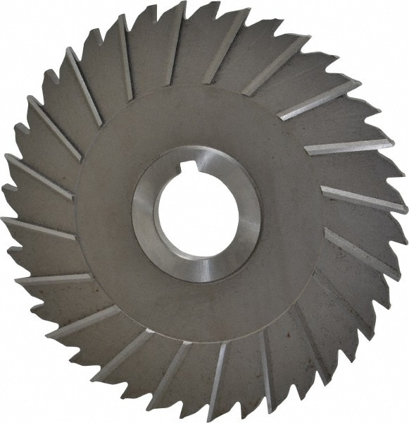 Made in USA STS6250-1 Side Chip Saw: 6" Blade Dia, 1/4" Blade Thickness, 1-1/4" Arbor Hole Dia, 40 Teeth, High Speed Steel Image