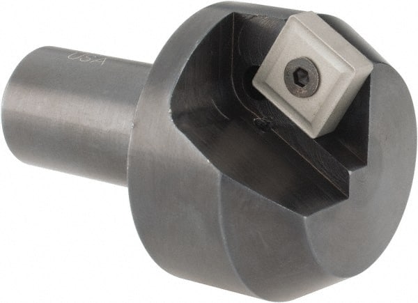 Cutting Tool Technologies 6NC-030-C 1.66" Max Diam, 3/4" Shank Diam, 0.355" LOC, 60° Included Angle, Indexable Countersink 