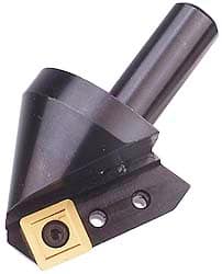 Cutting Tool Technologies 9PC-030-C 1.85" Max Diam, 3/4" Shank Diam, 0.3" LOC, 90° Included Angle, Indexable Countersink 