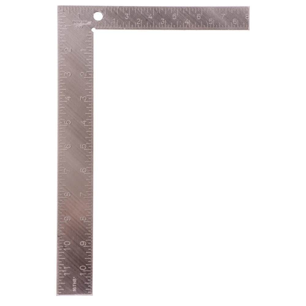 24 in. x 16 in. Steel L Shaped Framing Square with Rafter Tables Standard  and Metric Index Precision Measurement