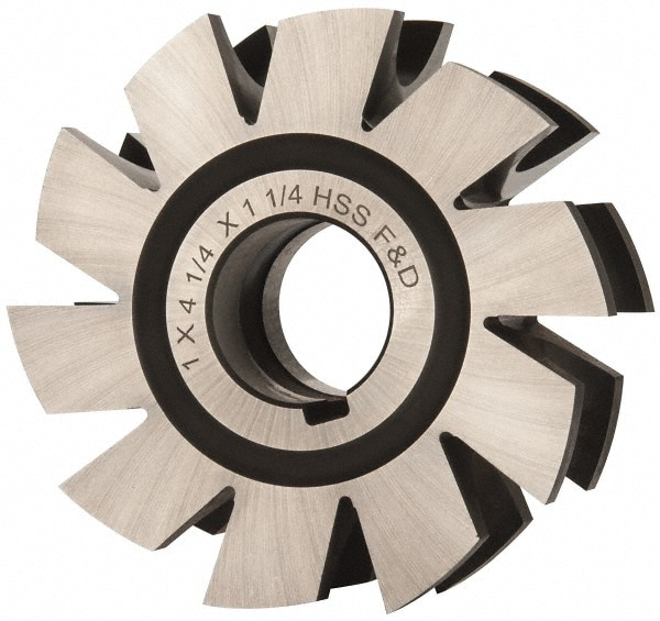 Value Collection 12663 1/2" Radius, 4-1/4" Cut Diam, 1" Circle Diam, 1.572" Cut Width, 1-1/4" Arbor Concave Radius Cutter Image