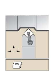 Kennametal 1096144 Neutral MCMN Negative Rake Indexable Turning Toolholder Image