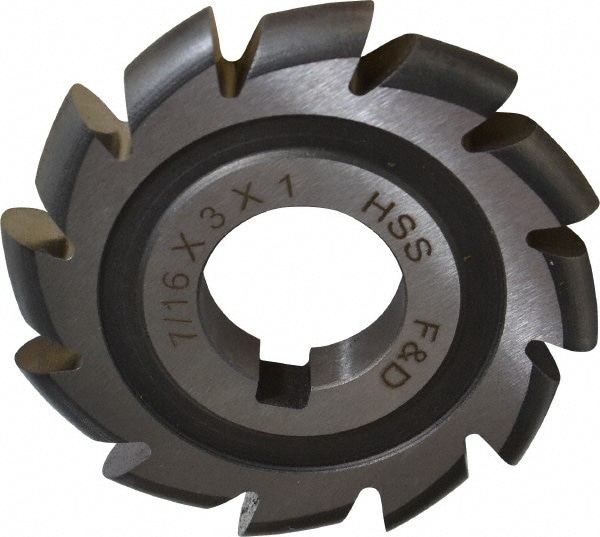 Value Collection 12546 7/32" Radius, 7/16" Circle Diam, 3" Cutter Diam, Arbor Connection, Convex Radius Cutter Image