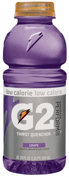 Activity Drink: 20 oz, Bottle, Grape, Ready-to-Drink