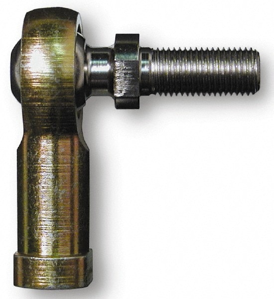 Alinabal PFSL10GR Spherical Rod End: 5/8-18" Shank Thread, 0.625" Rod ID, 1-1/2" Rod OD, 0.875" Shank Dia, 1.5" Shank Length, 7,100 lb Static Load Capacity Image