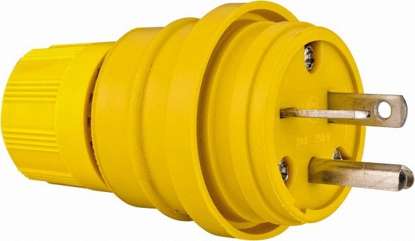 Value Collection 14W48 Locking Inlet: Plug, Industrial, 6-20, 250V, Yellow Image