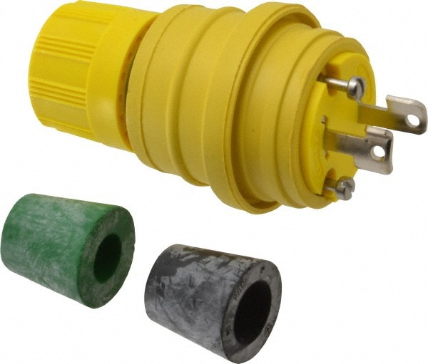 Value Collection 24W04 Locking Inlet: Plug, Industrial, L1-15, 125V, Yellow Image