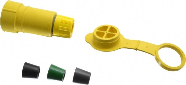 Value Collection 25W47 Locking Inlet: Connector, Industrial, L5-15, 125V, Yellow Image