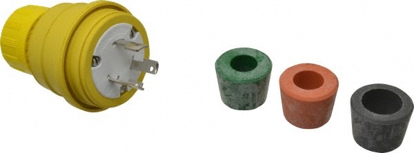 Value Collection 28W47 Locking Inlet: Plug, Industrial, L5-30, 125V, Yellow Image