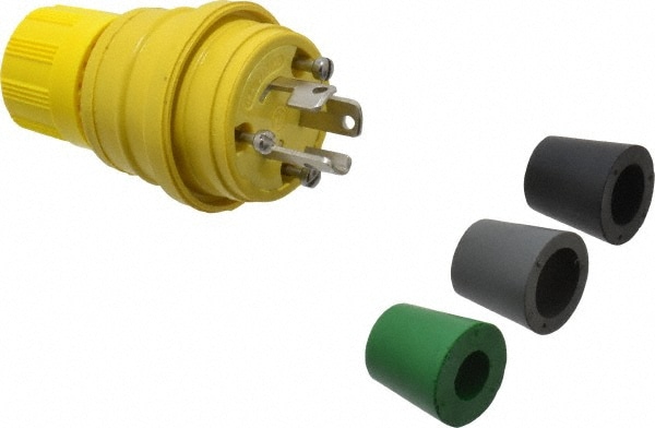 Value Collection 24W34 Locking Inlet: Plug, Industrial, L7-15, 277V, Yellow Image