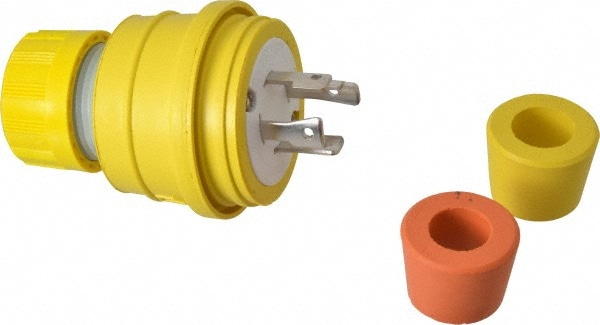 Value Collection 28W75 Locking Inlet: Plug, Industrial, L15-30, 250V, Yellow Image