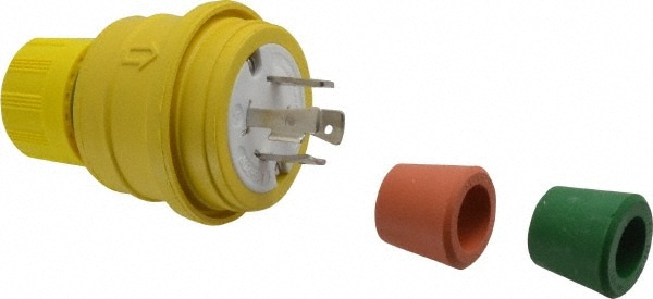 Value Collection 26W76 Locking Inlet: Plug, Industrial, L16-20, 480V, Yellow Image