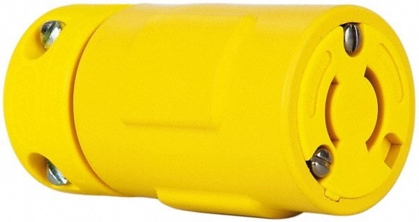 Value Collection 2707 Locking Inlet: Connector, Industrial, L2-20, 250V, Yellow Image