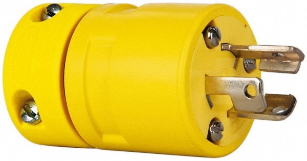 Value Collection 2447 Locking Inlet: Plug, Industrial, L5-15, 125V, Yellow Image