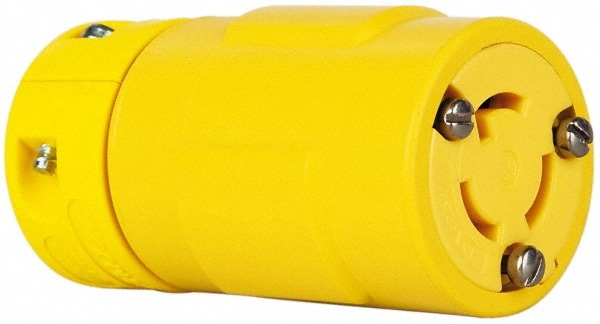 Value Collection 2547 Straight Blade Connector: Industrial, L5-15, 125VAC, Yellow Image