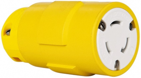 Value Collection 2747 Straight Blade Connector: Industrial, L5-20, 125VAC, Yellow Image