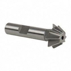 Made in USA SAC750-60 3/4 x 5/16" 60° 8-Tooth High Speed Steel Single-Angle Cutter Image