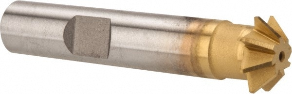 Made in USA SAC500-45-TIN 1/2 x 1/8" 45° 8-Tooth High Speed Steel Single-Angle Cutter Image