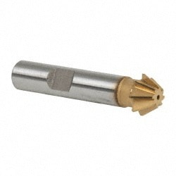 Made in USA SAC500-60-TIN 1/2 x 7/32" 60° 8-Tooth High Speed Steel Single-Angle Cutter Image