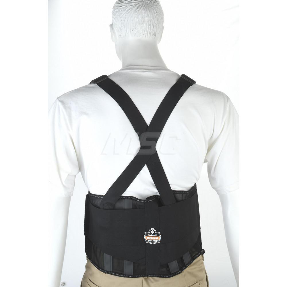 Ergodyne Back Support Belt with Adjustable Shoulder Straps, One Size