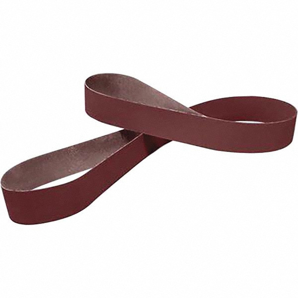 Abrasive Belt: 3" Wide, 24" OAL, 36 Grit, Aluminum Oxide - Coated, Very Coarse Grade, X Weighted, Dry,  Series 341D